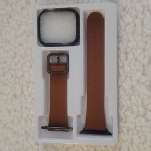 Leather Apple watch band